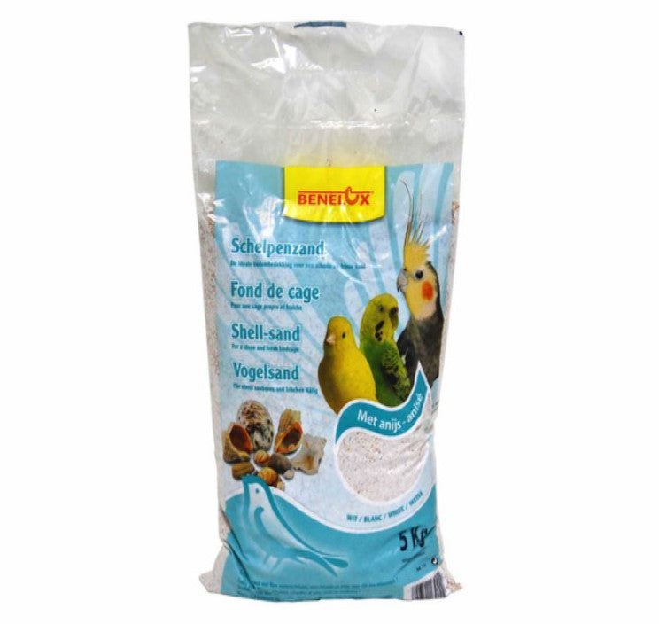 AREIA DE CONCHAS BENELUX 5 KG