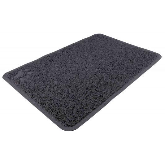 TAPETE TRIXIE EM PVC PARA WC DE GATOS 37*45CM CINZA
