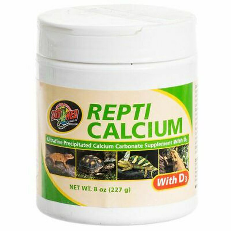 REPTI CALCIUM ZOO MED - CÁLCIO PARA RÉPTEIS COM VITAMINA D3