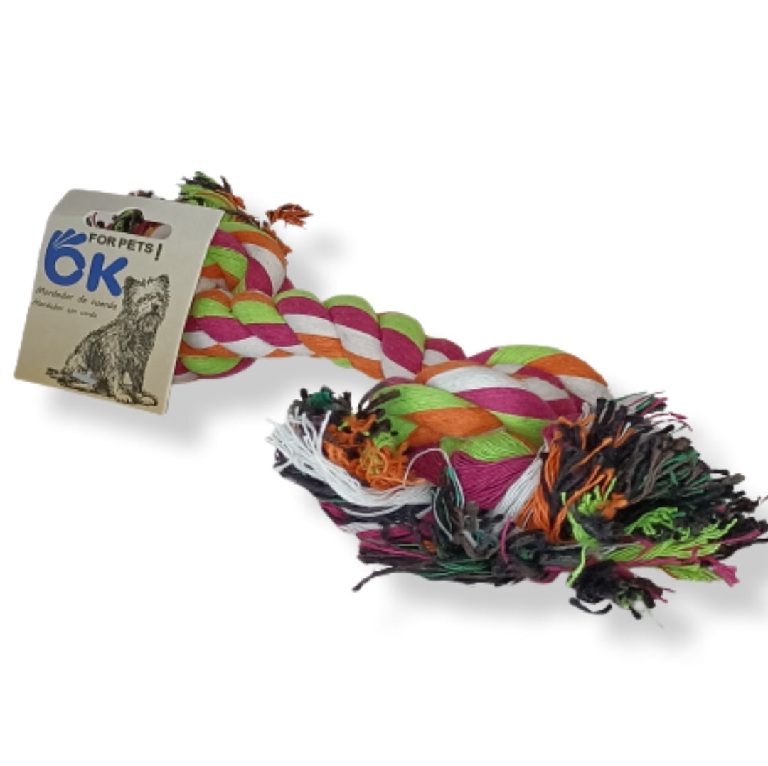 CORDA MULTICOLORIDA PARA CÃES