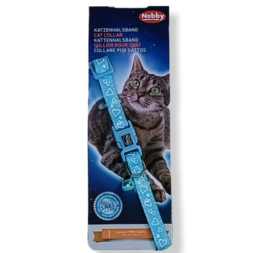 COLEIRA PARA GATO EM NYLON NOBBY
