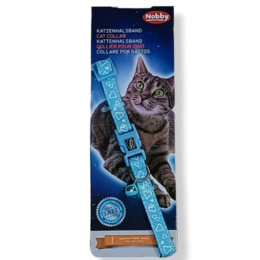 COLEIRA PARA GATO EM NYLON NOBBY