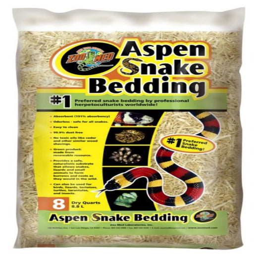 SUBSTRATO NATURAL PARA TERRÁRIO ASPEN SNAKE BEDDING - ZOOMED